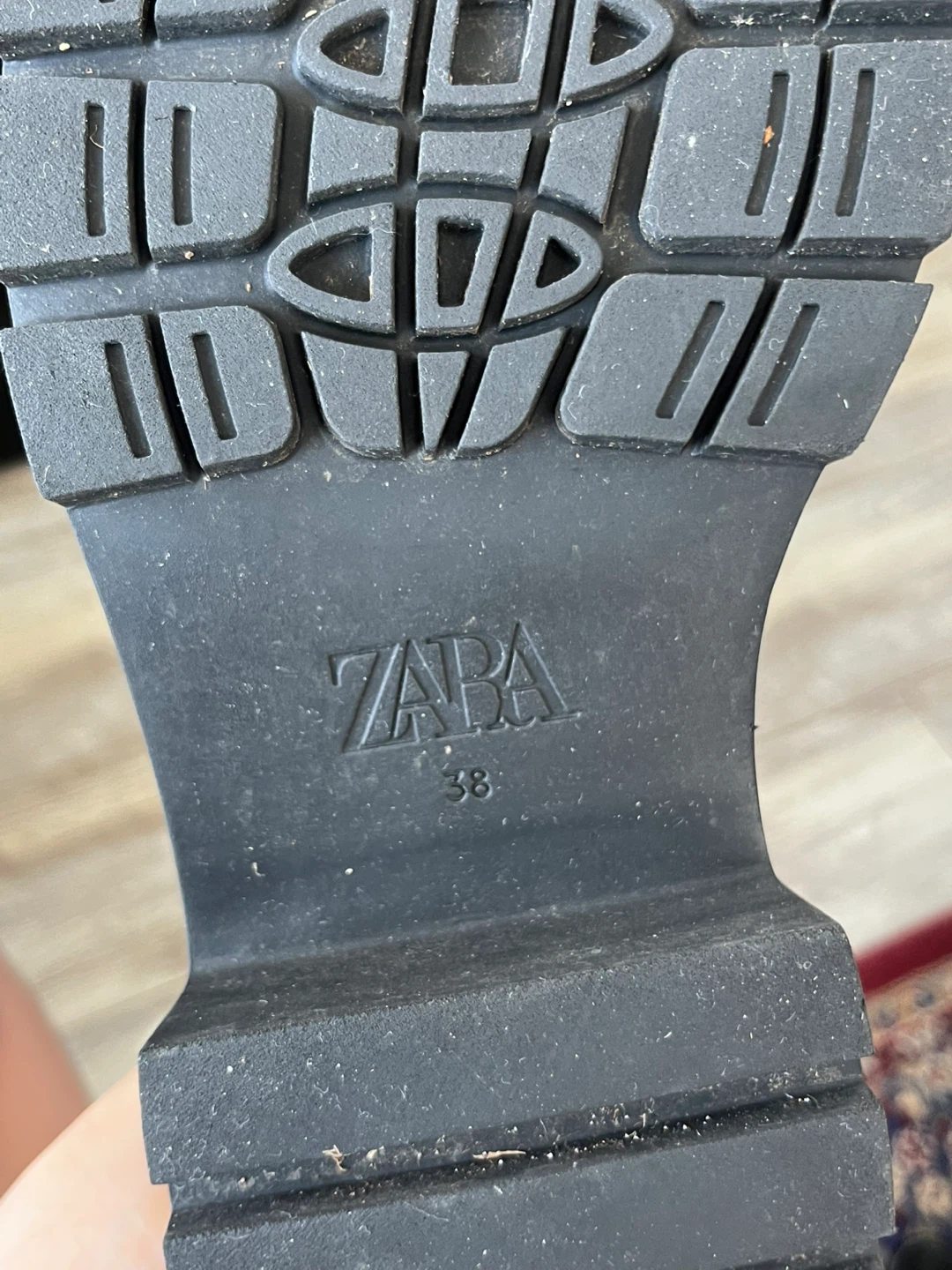 ZARA Black Tall Boots - Size 38 (7) - photo 3