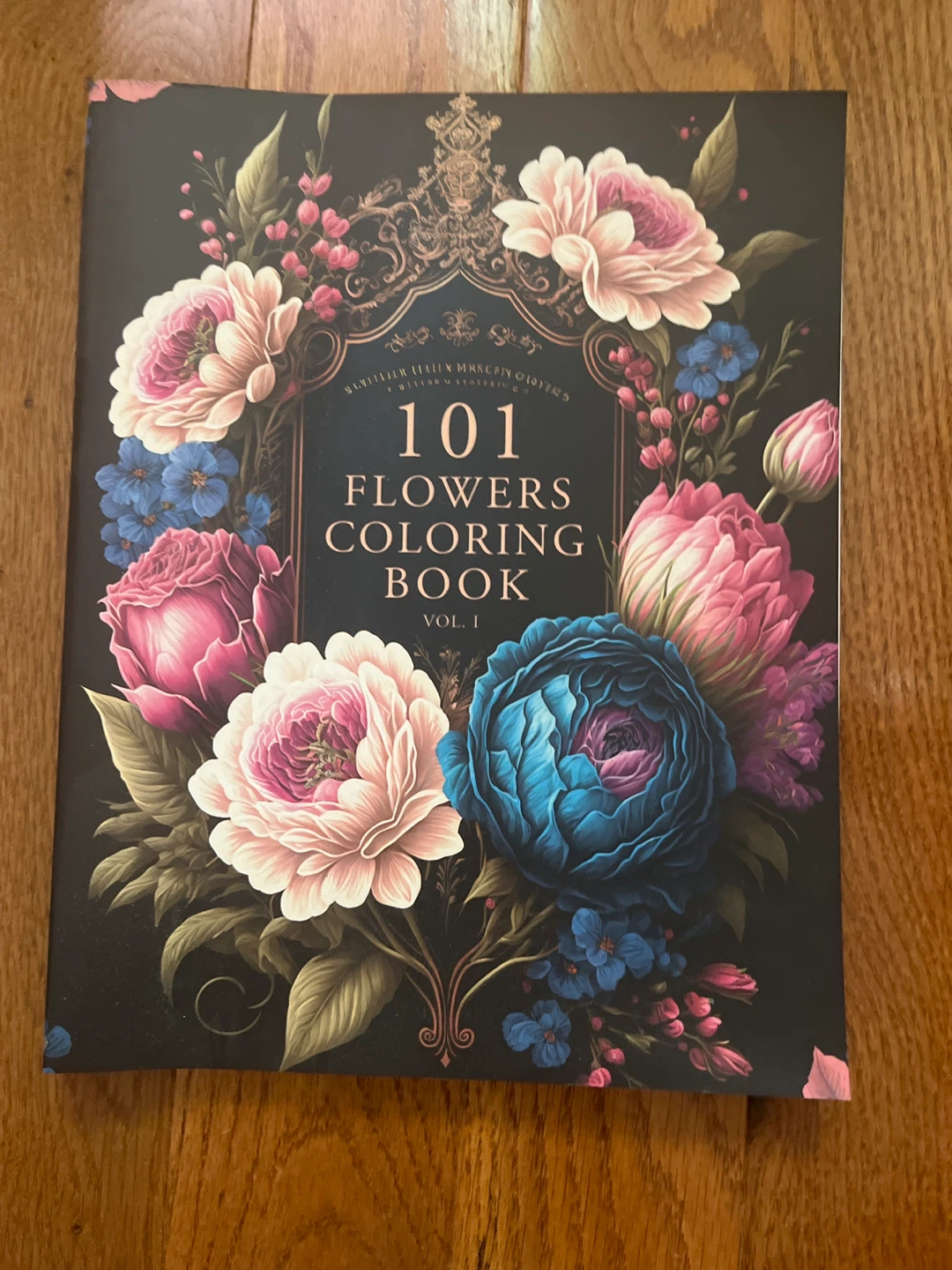 101 Flowers Coloring Book Vol. 1