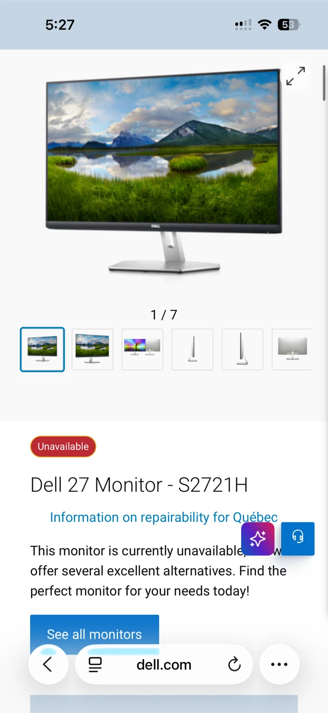 Dell 27 Monitor - S2721H - photo 2