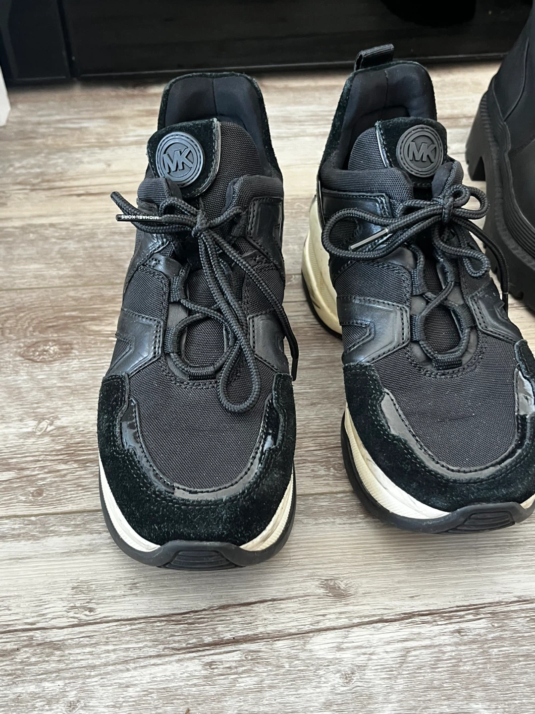 Michael Kors Black Sneakers Size 6.5M