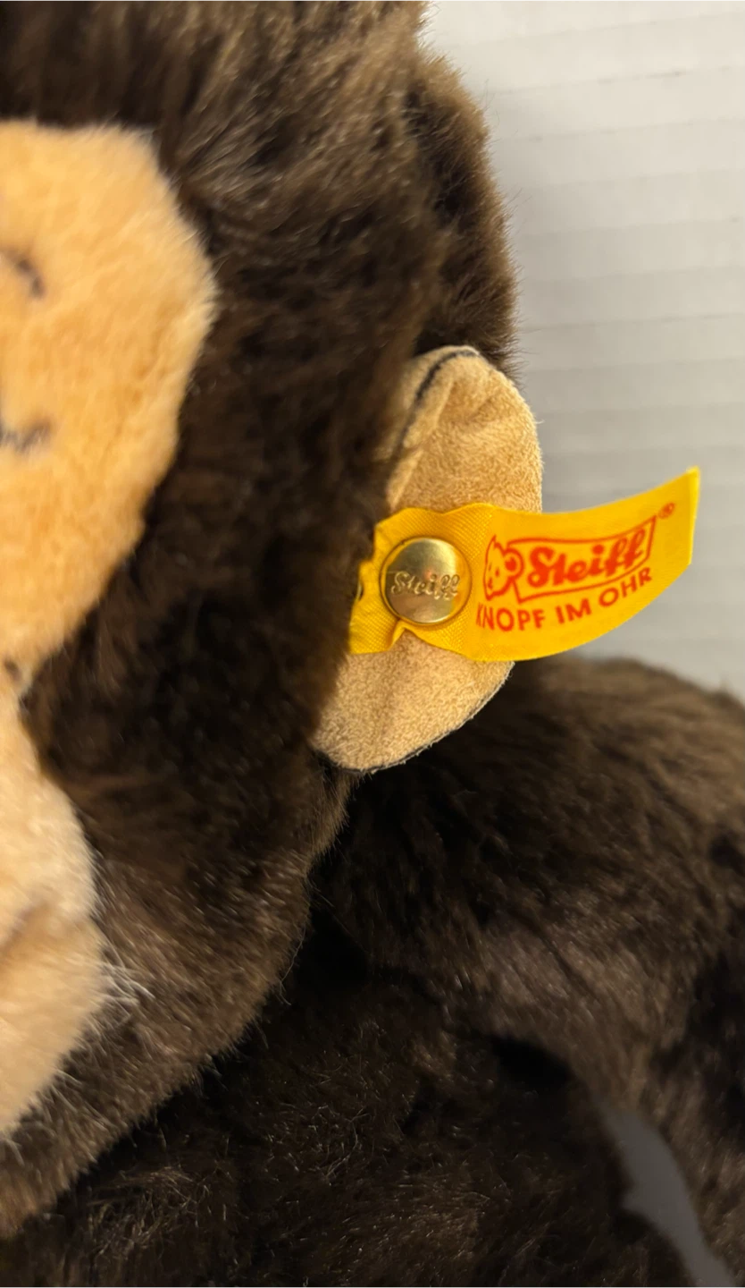 Steiff Original "Knopf Im Ohr" Monkey Plush Toy - photo 3
