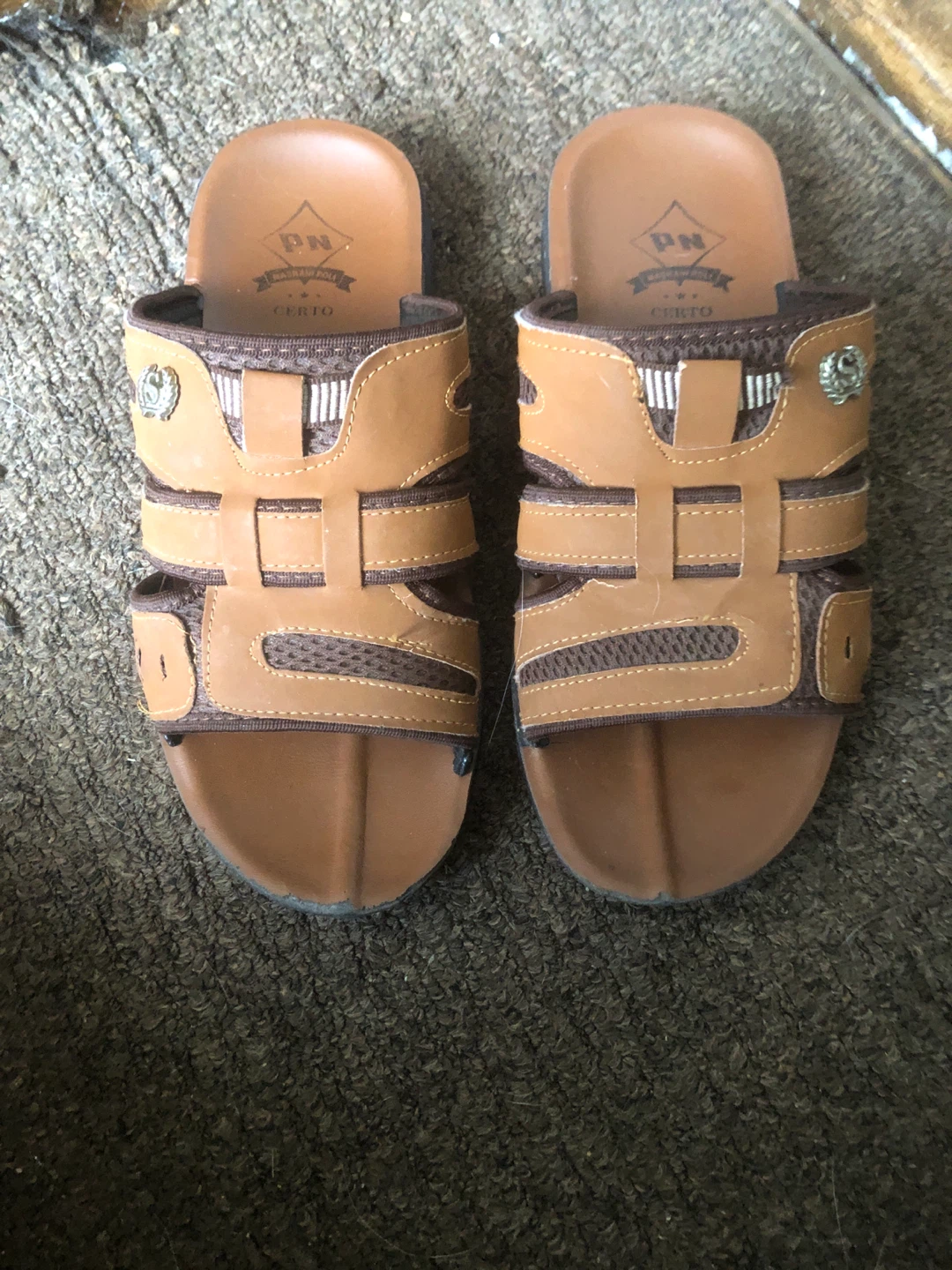 PN Certo Brown Sandals Size 43