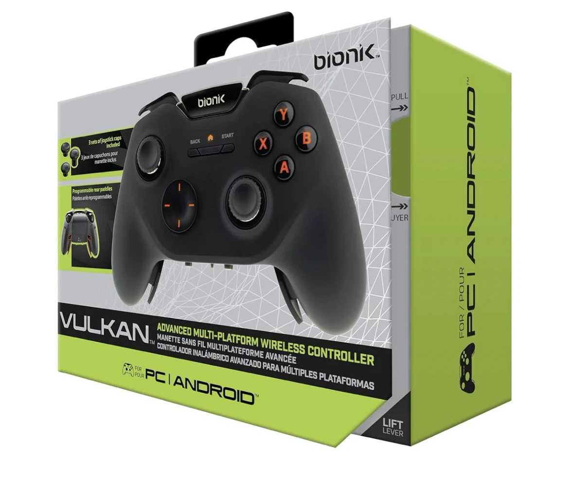 Bionic Vulkan Wireless Controller for PC and Android