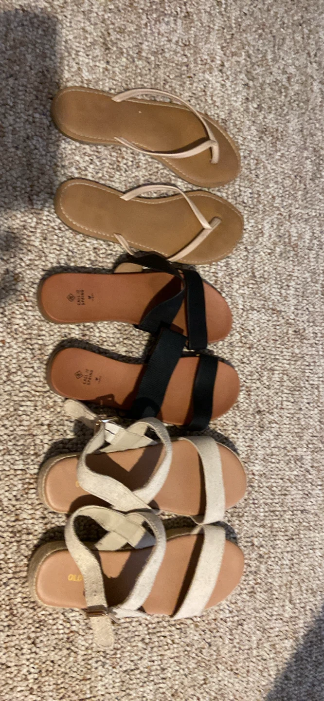 Bundle of 3 Pairs of Women's Sandals - Call It Spring