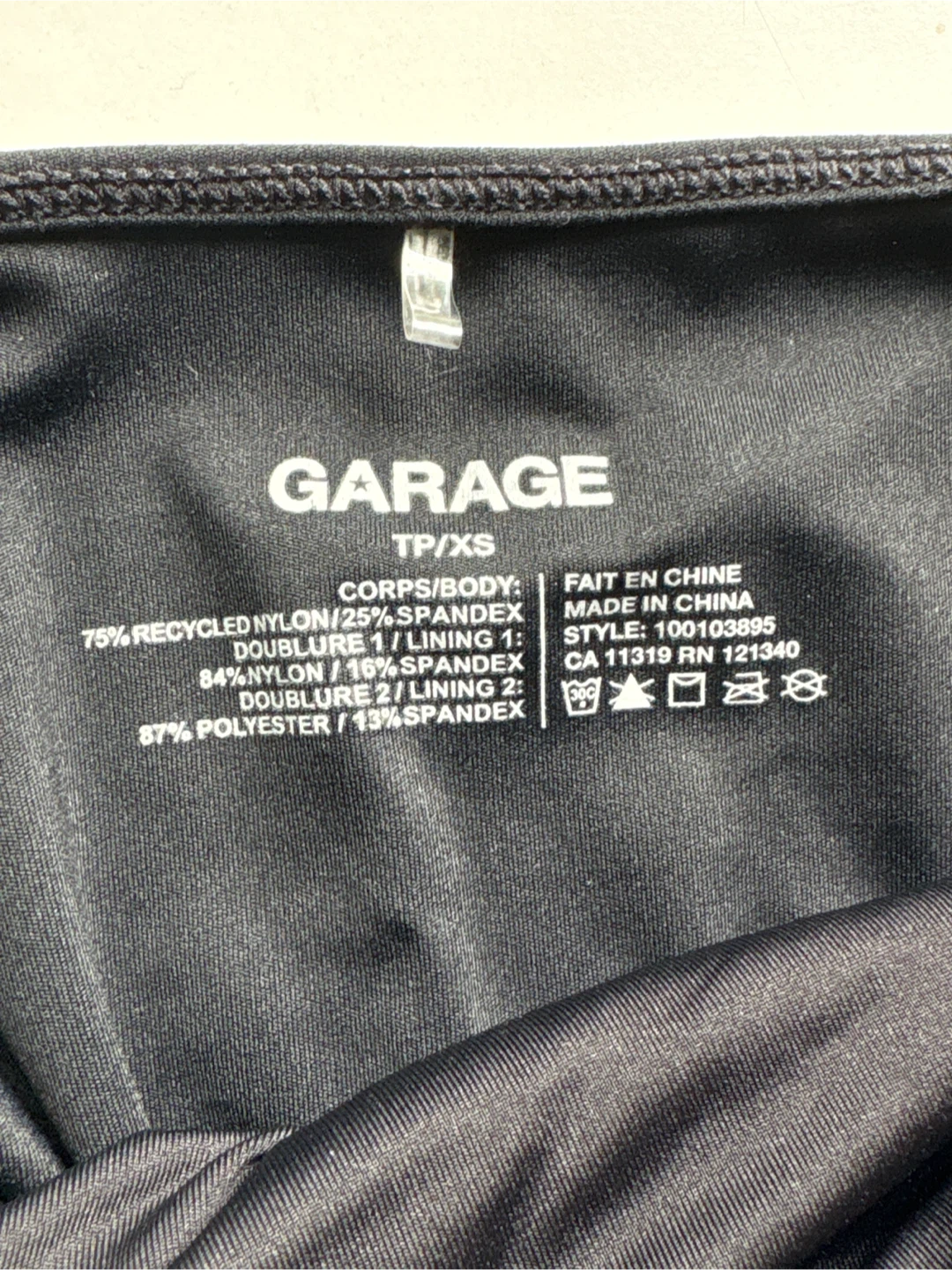 (Like new)GARAGE Black Tank Top - photo 2