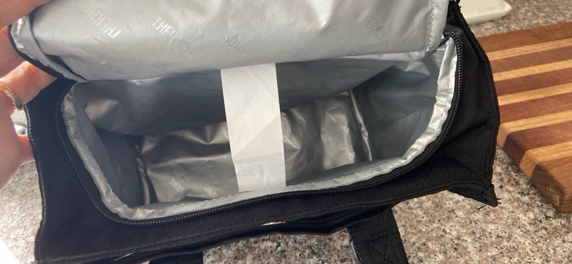Black Thermos Insulated Lunch Bag - photo 2