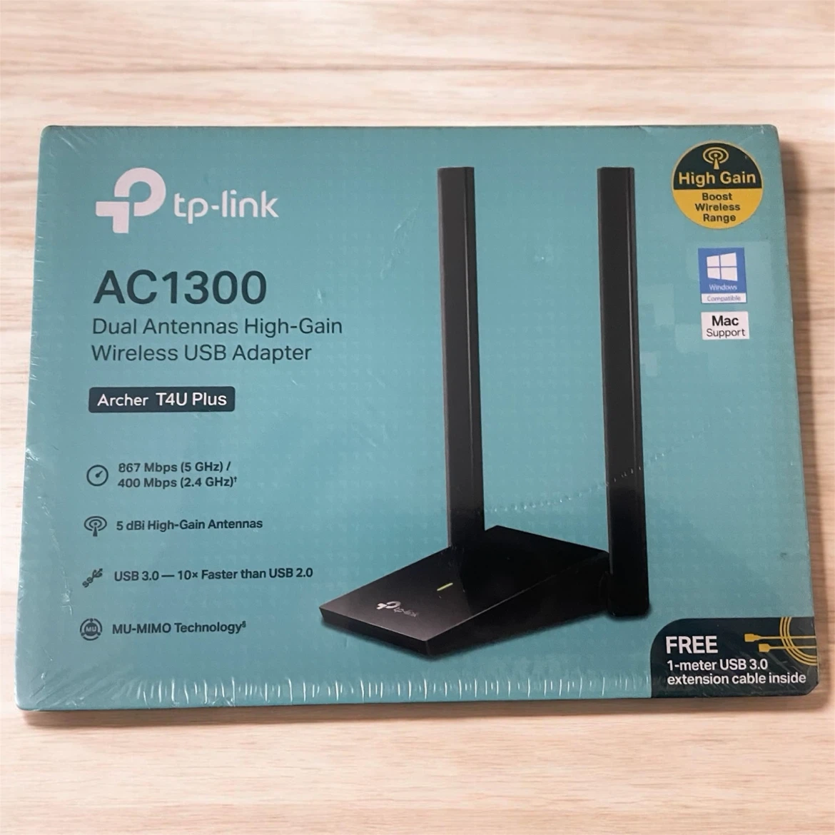 TP-Link Archer T4U Plus AC1300 Wireless USB Adapter