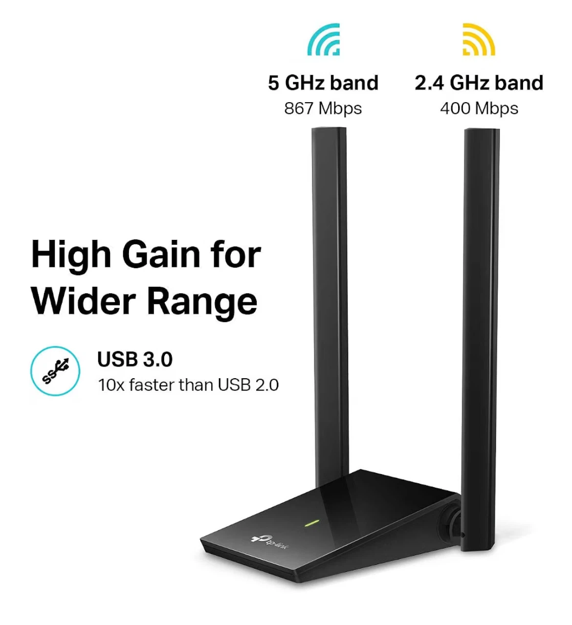 TP-Link Archer T4U Plus AC1300 Wireless USB Adapter - photo 2