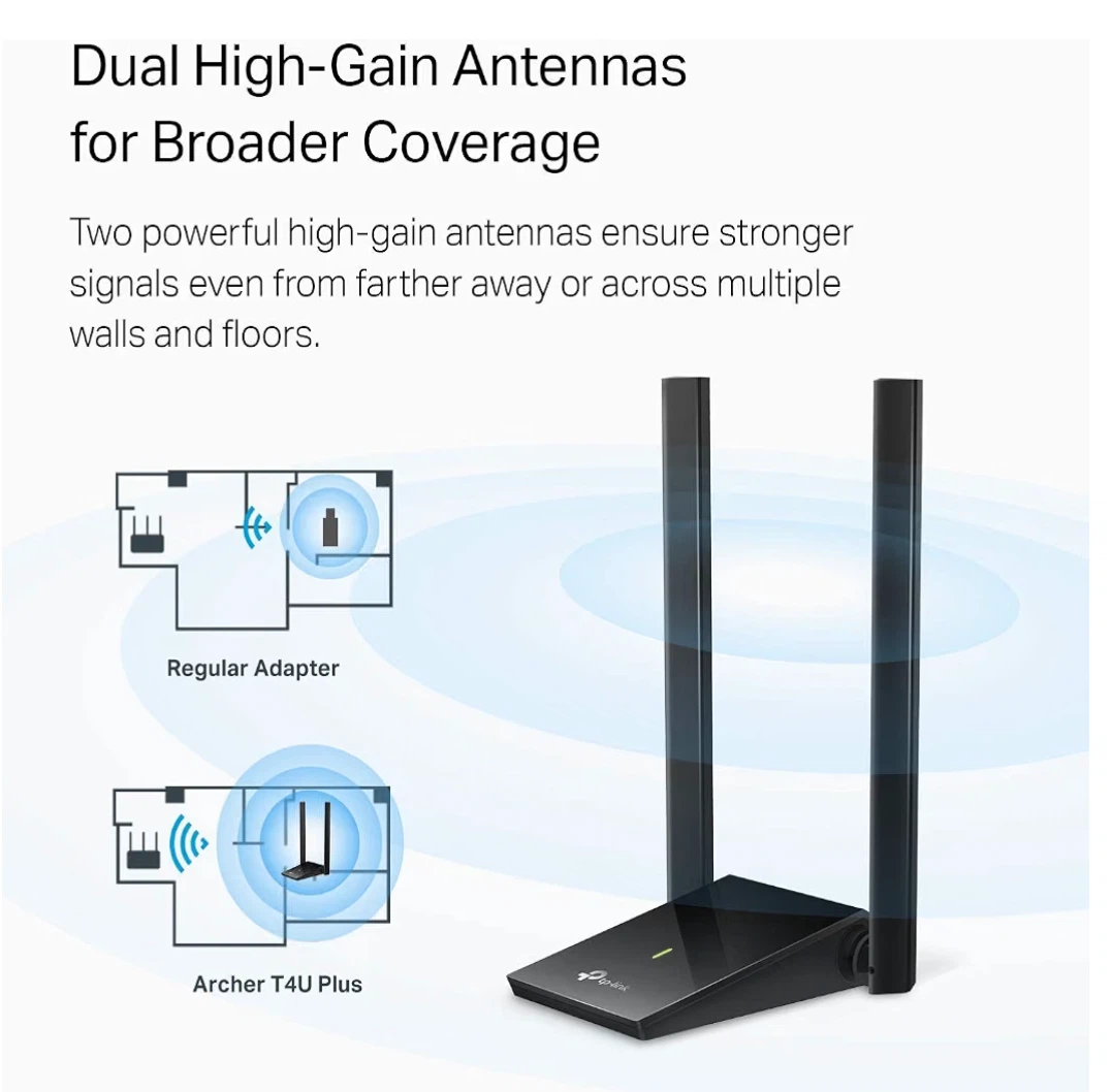 TP-Link Archer T4U Plus AC1300 Wireless USB Adapter - photo 3