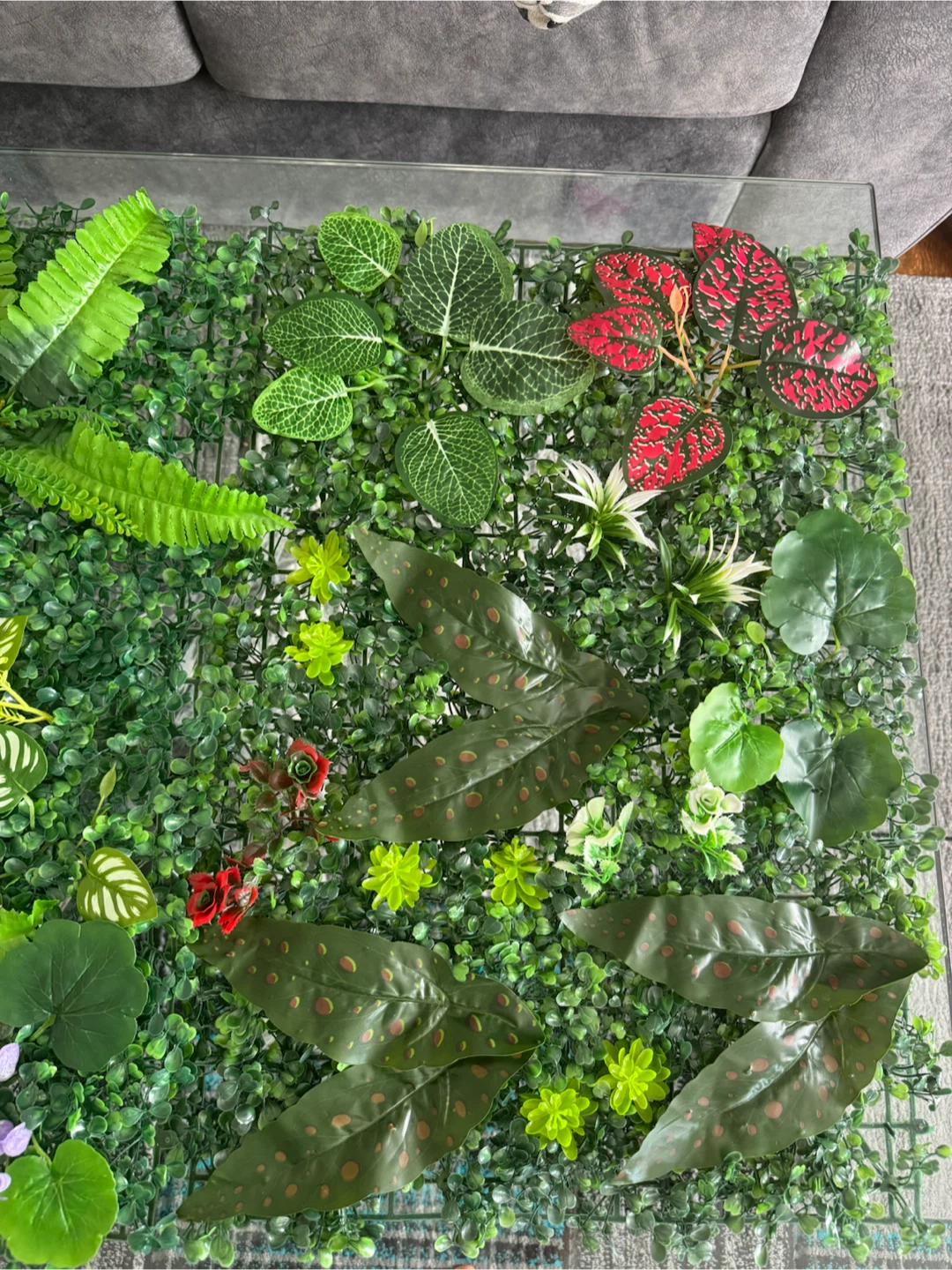New in stock Artificial foliage wall panels