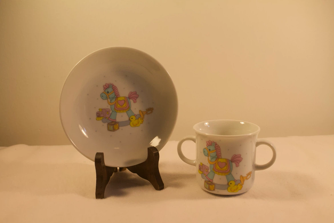 Vintage Ceramic Cup and Plate Set Made In Japan