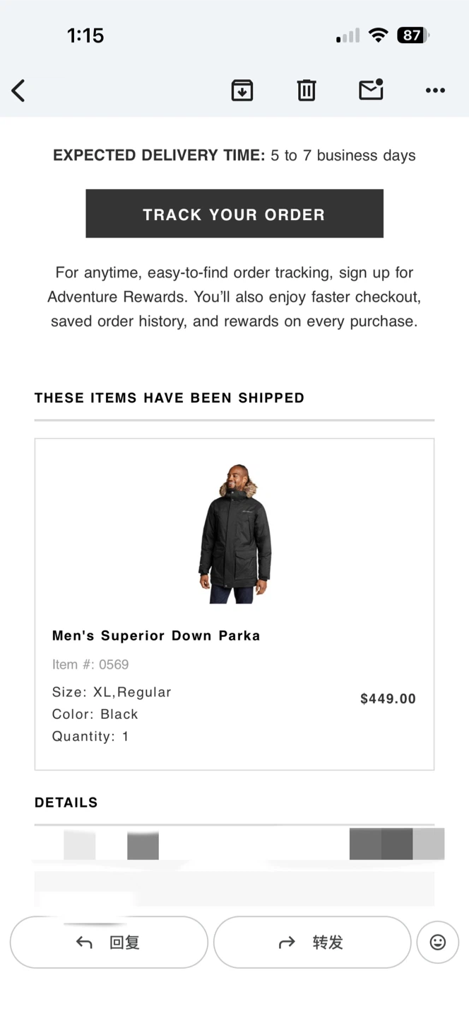 Eddie Bauer Down Parka - photo 2