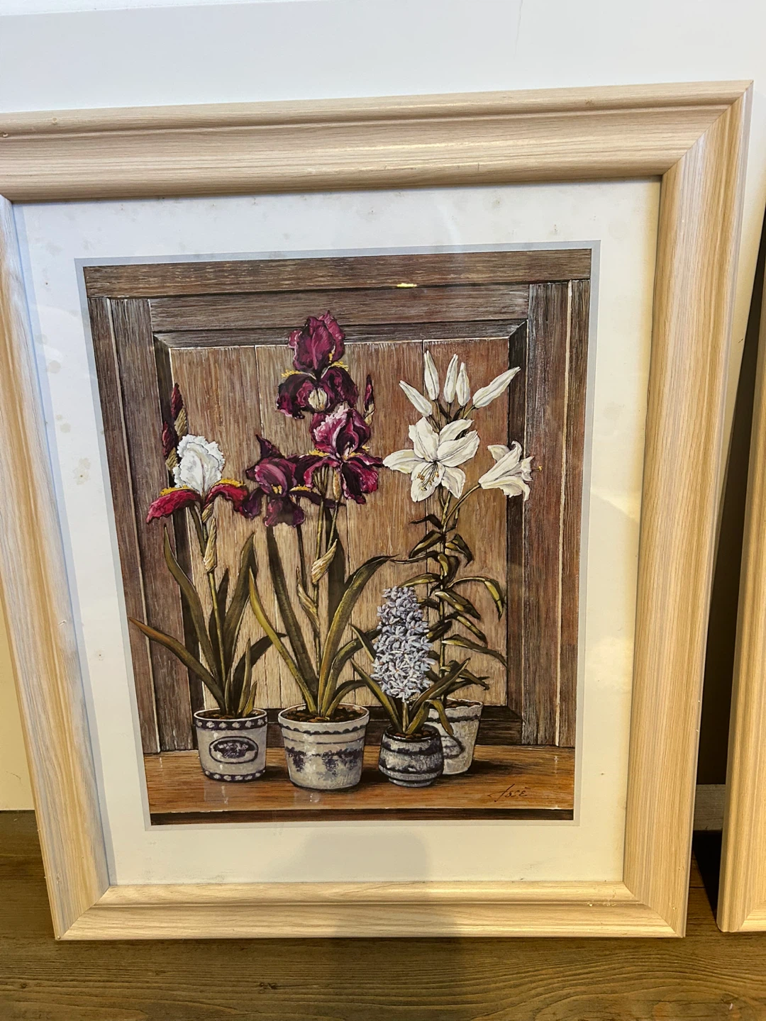 Framed Floral Art Prints (Set of 2)