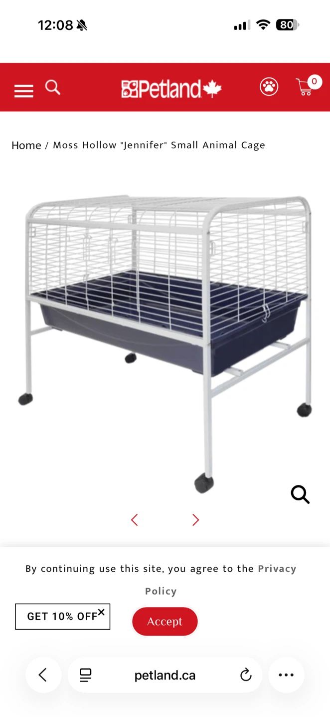Small animal cage and supplies - photo 2