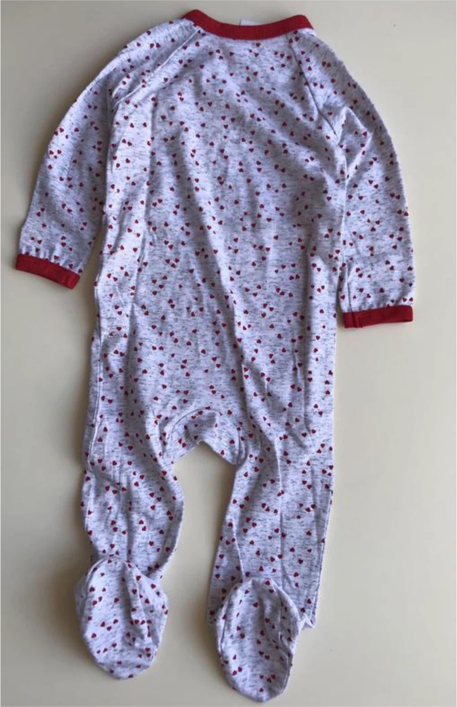 Baby Girl Cotton Footed Sleeper – Size 74cm - photo 4