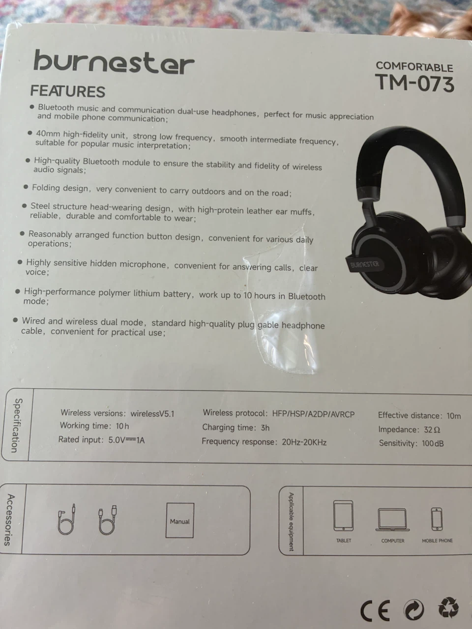 Burnester TM-073 Headphones - photo 2