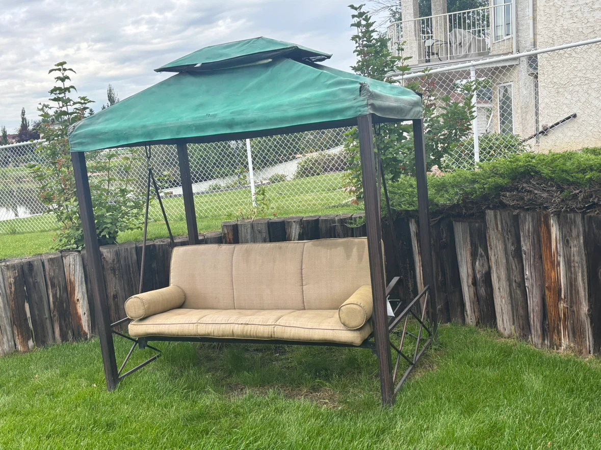 Patio Swing with Canopy