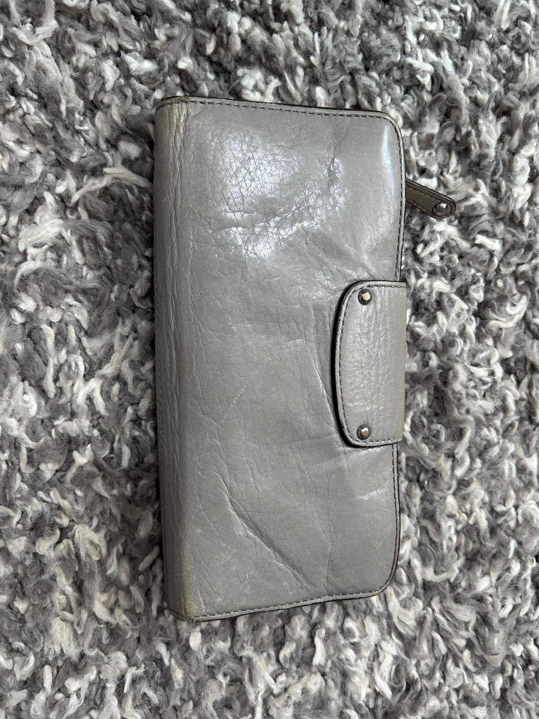 Coach leather wallet used - photo 3