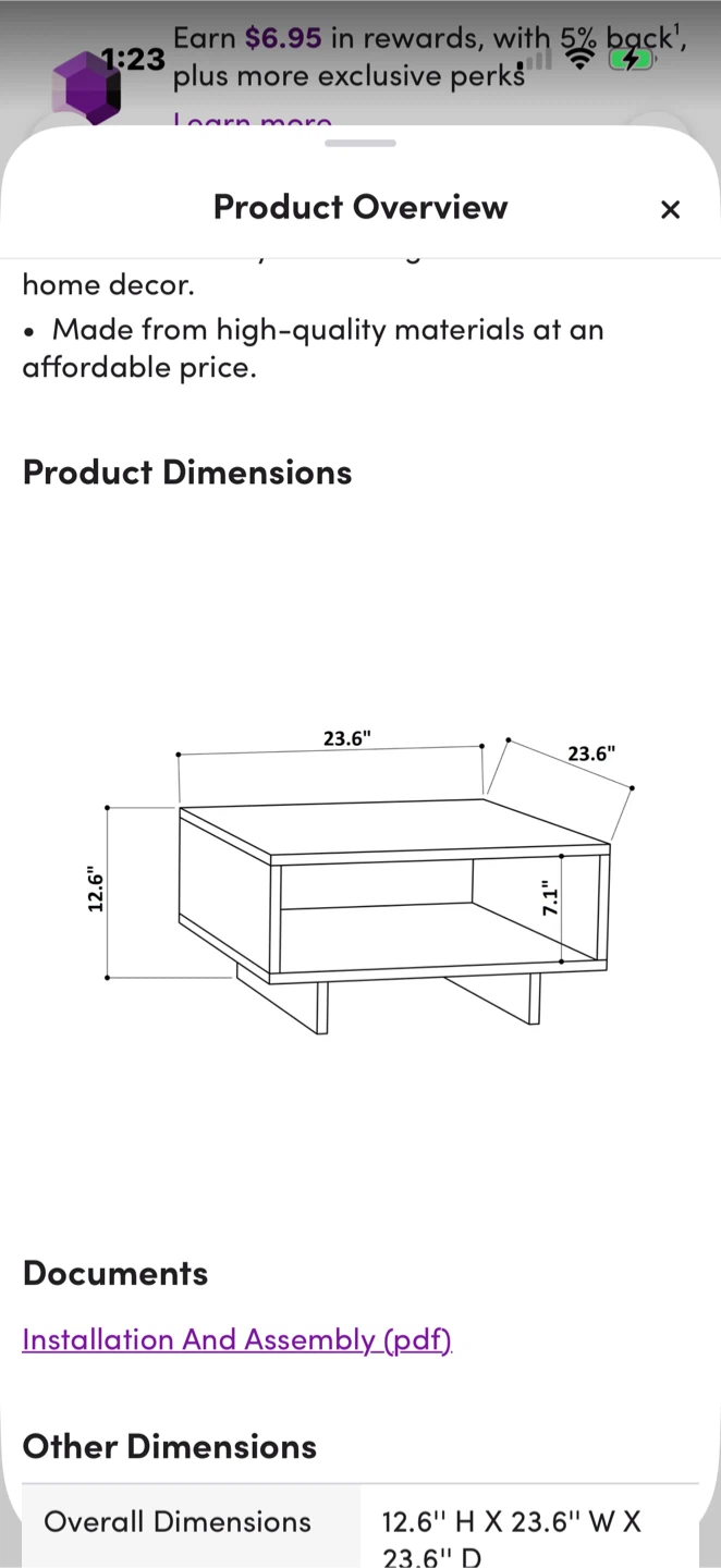 Anderson-Brown Sled Coffee Table - photo 2