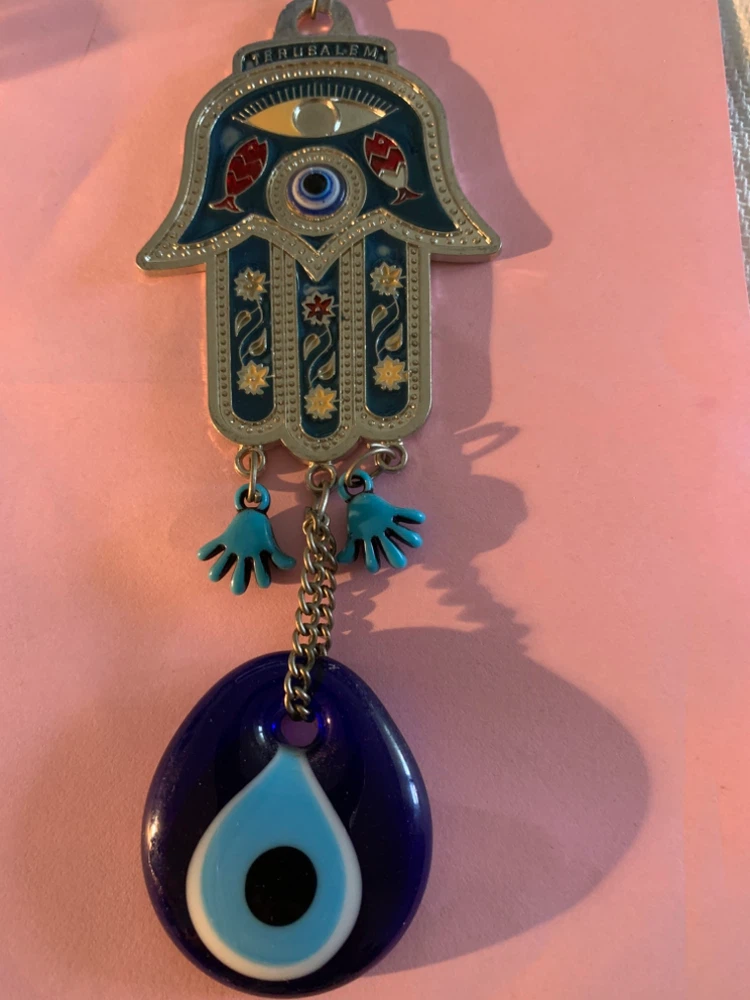 Hamsa and Evil Eye Wall Hanging