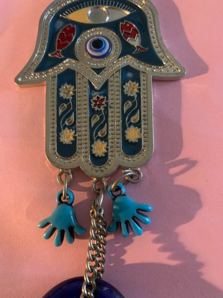 Hamsa and Evil Eye Wall Hanging - photo 3