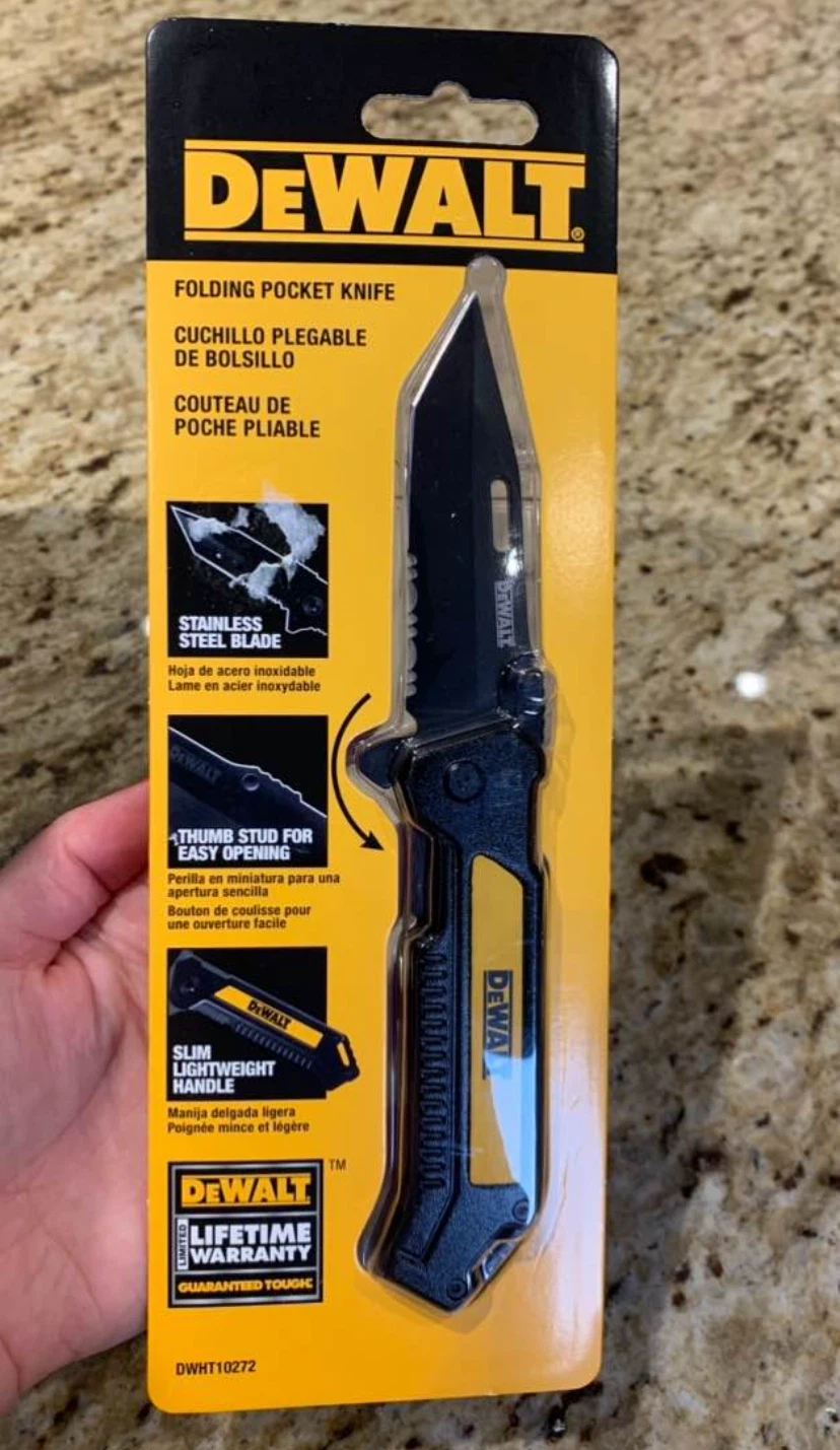 DeWalt Folding Pocket Knife DWHT10272