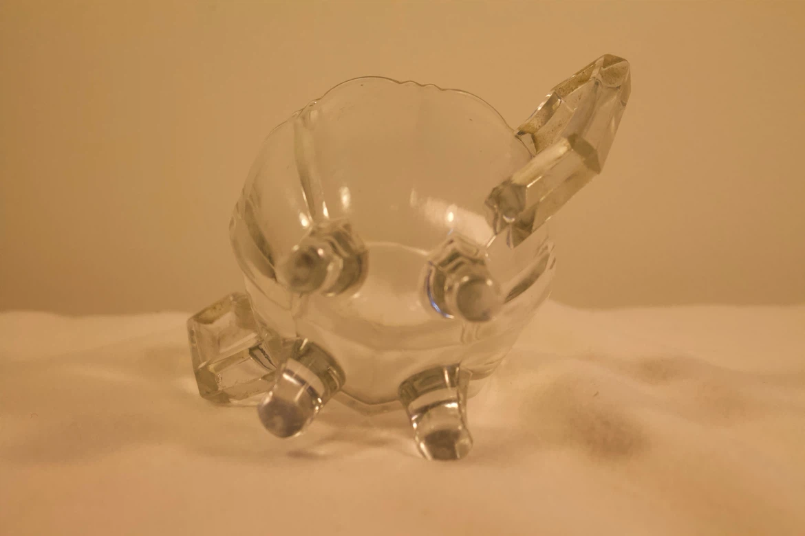 Glass Candy Dish Vintage - photo 2