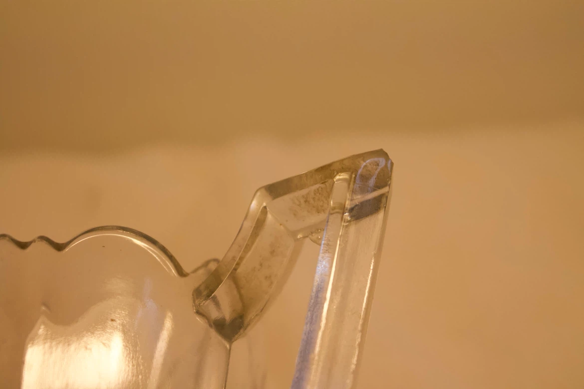 Glass Candy Dish Vintage - photo 4