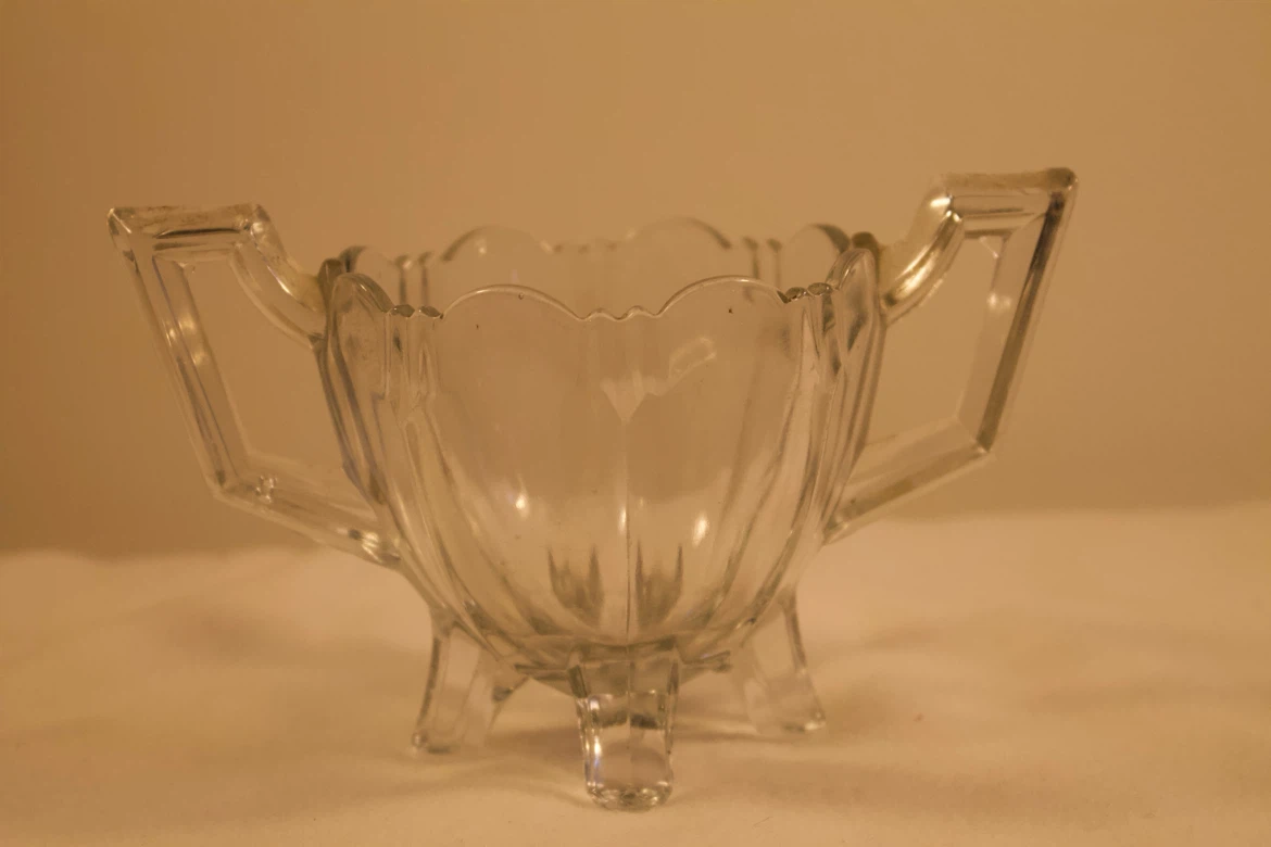 Glass Candy Dish Vintage - photo 5
