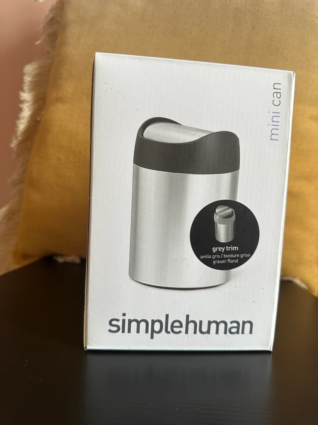 Simplehuman Mini Can Trash Can - Grey Trim