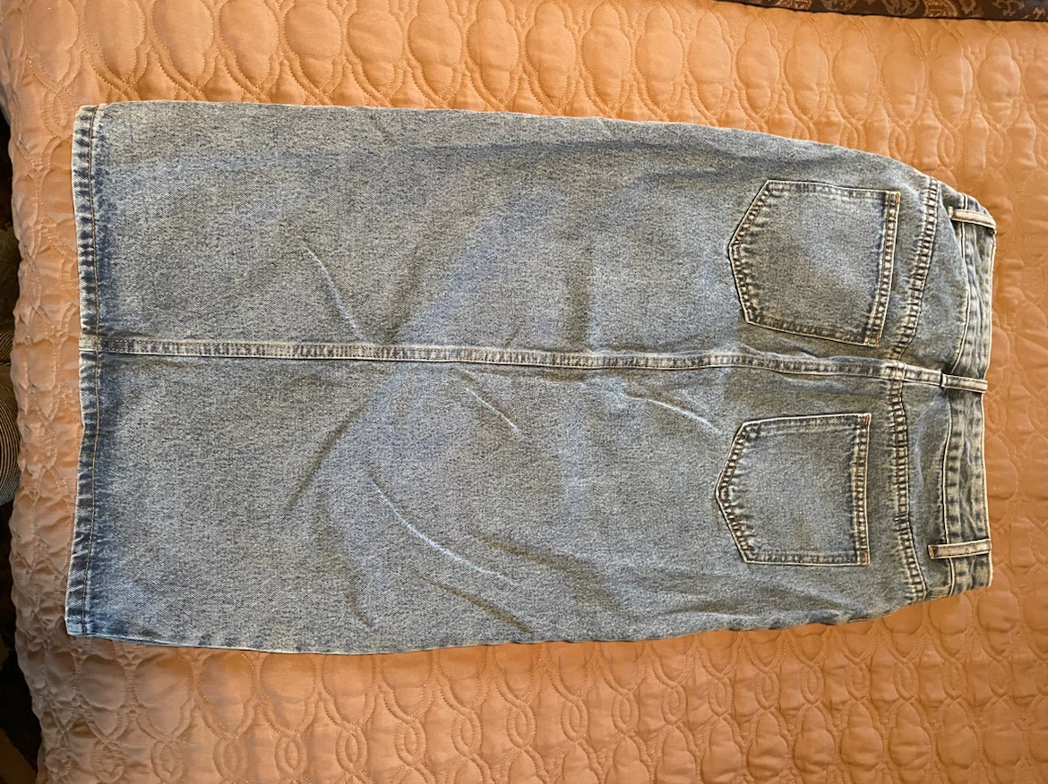 SHEIN Denim Midi Skirt Size 6