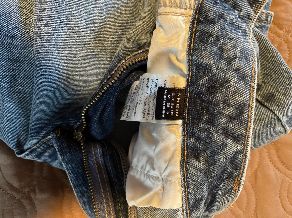 SHEIN Denim Midi Skirt Size 6 - photo 3