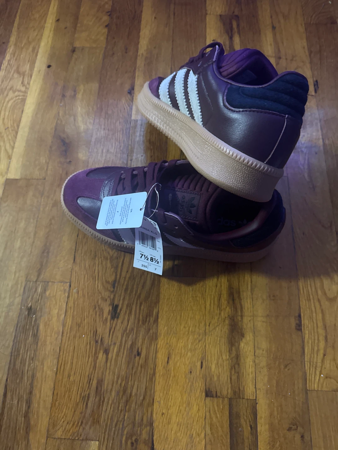 Adidas Samba Burgundy Size 7.5