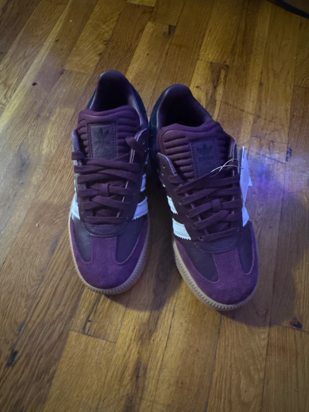 Adidas Samba Burgundy Size 7.5 - photo 2