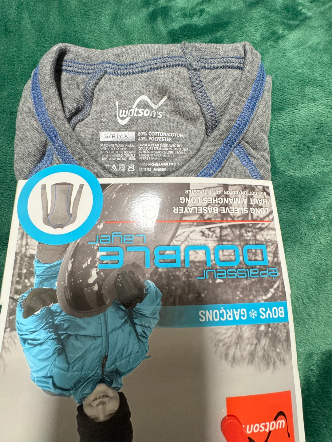 BN kids XS/S Double Layer Long John Baselayer - photo 3