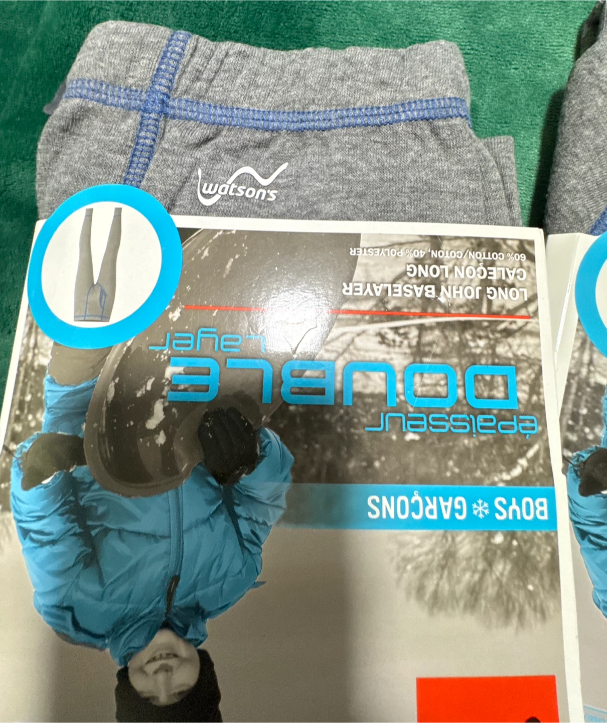BN kids XS/S Double Layer Long John Baselayer - photo 4