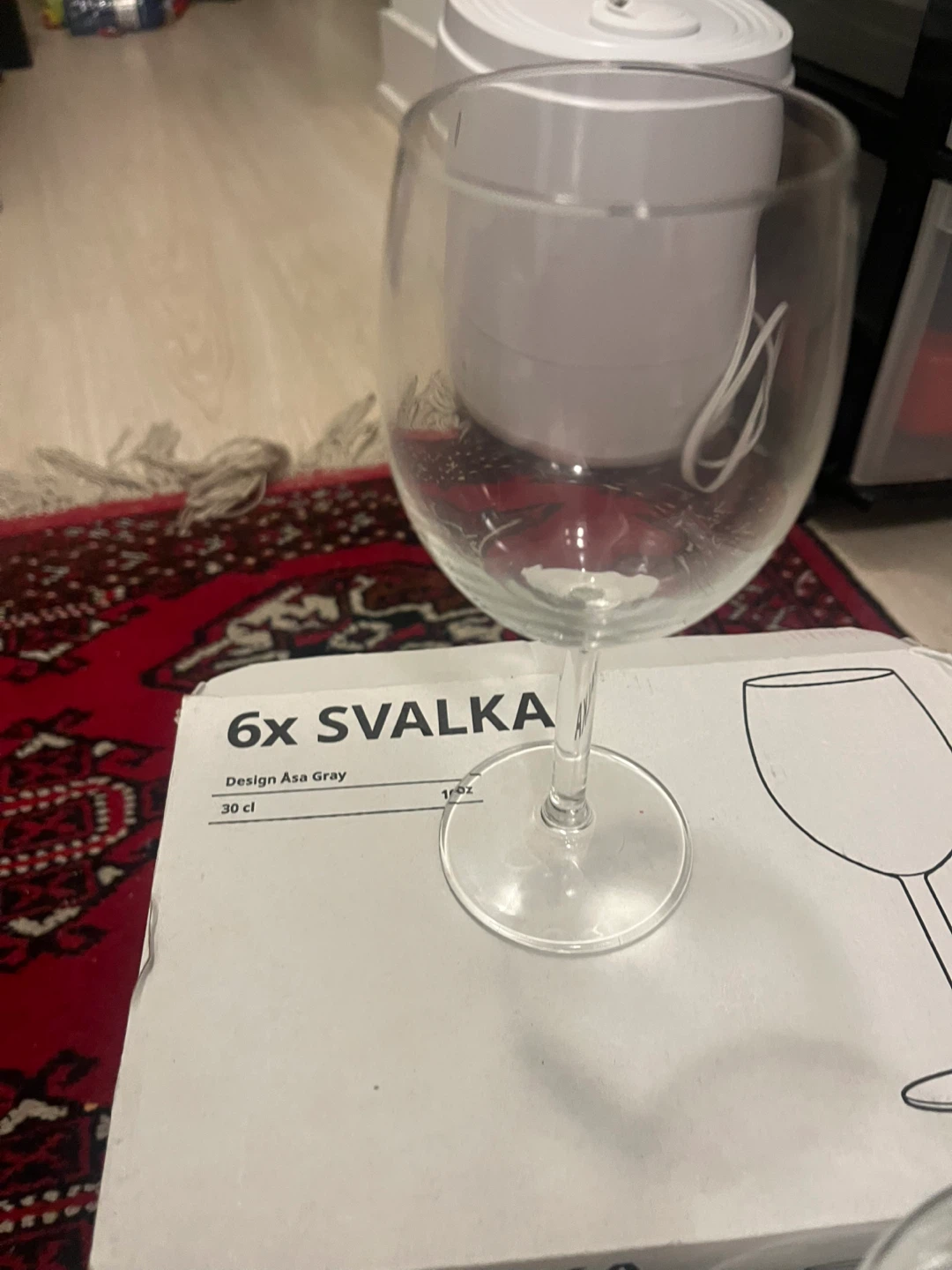 IKEA 6x SVALKA Wine Glasses