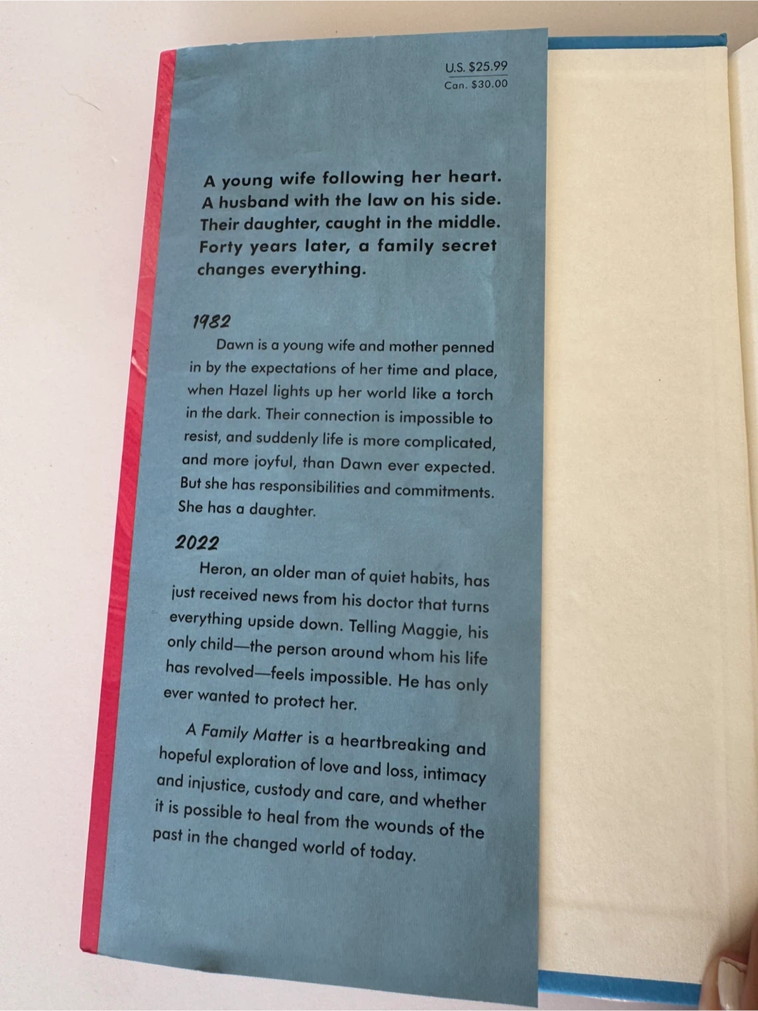 A Family Matter by Claire Lynch Hardcover Book - photo 4