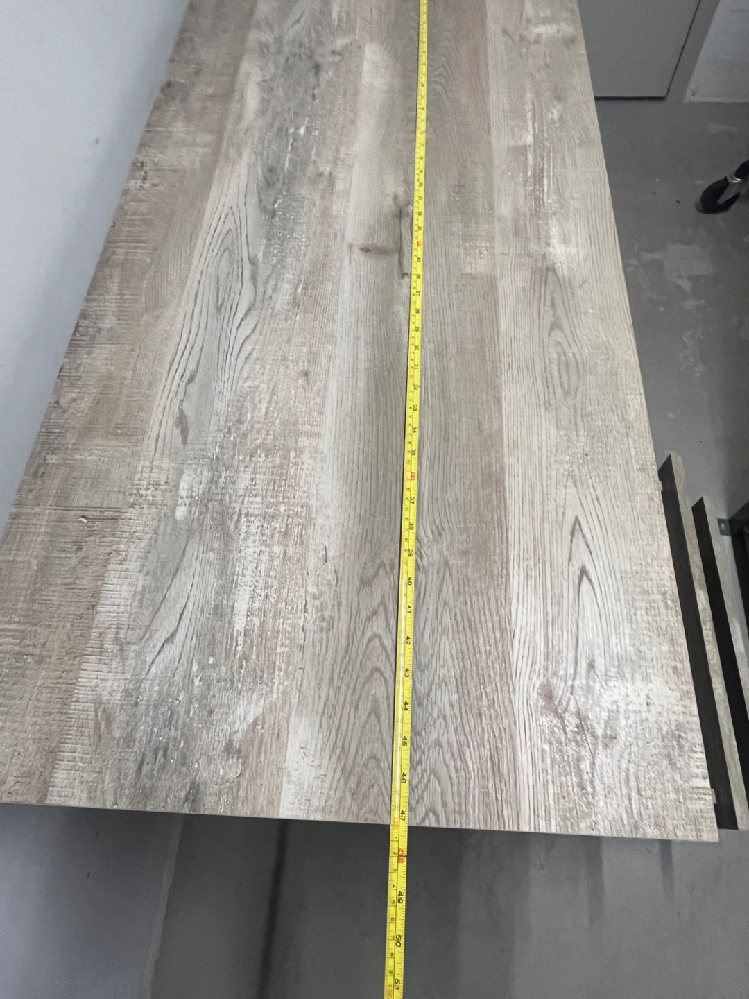 Modern Industrial Office Desk - Grey Oak - photo 4