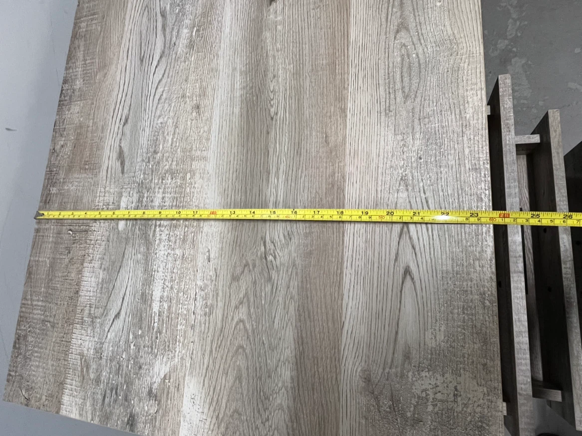 Modern Industrial Office Desk - Grey Oak - photo 5