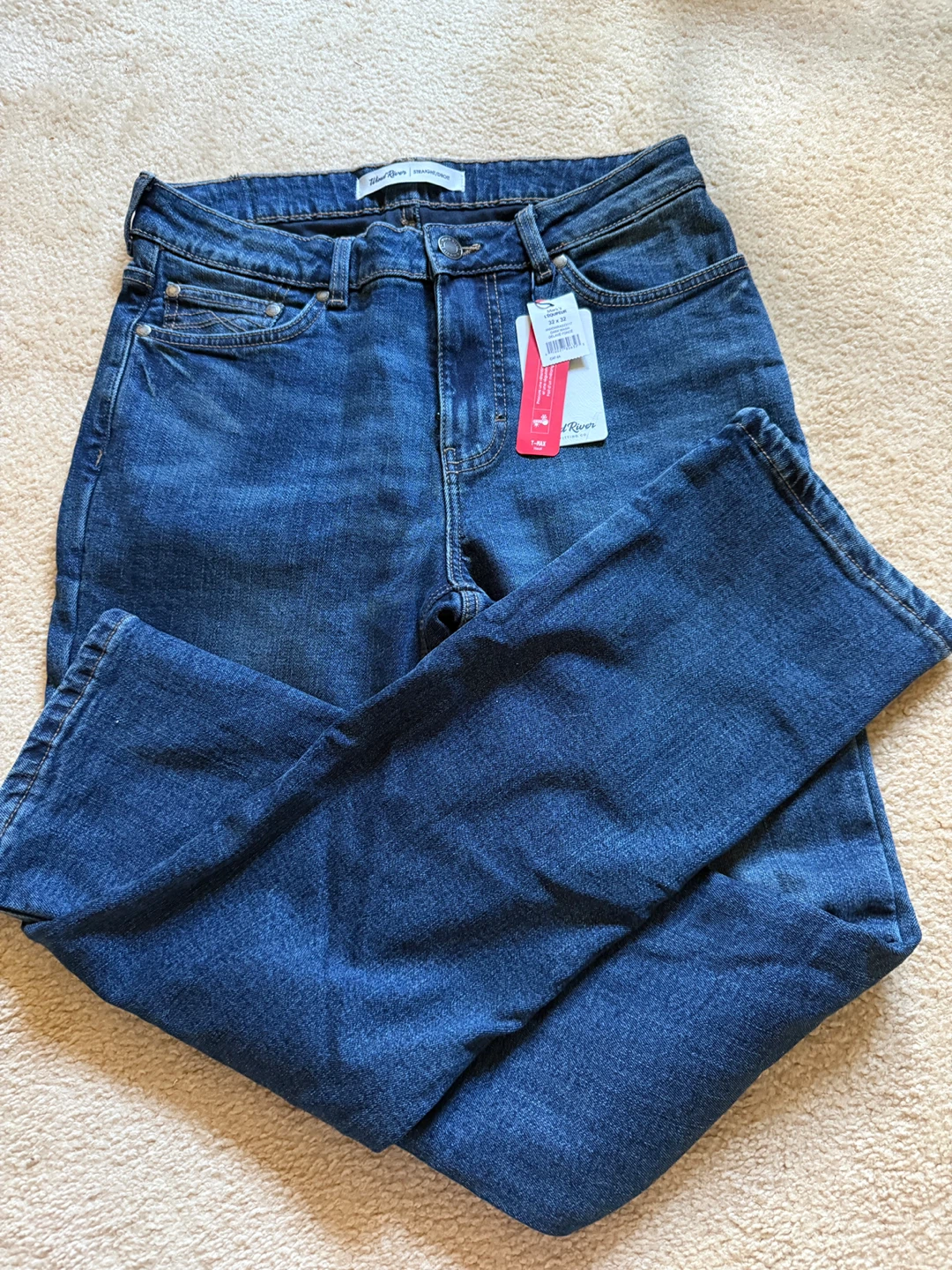 Wind River Men's T-MAX Heat Straight Leg Jeans 32x32
