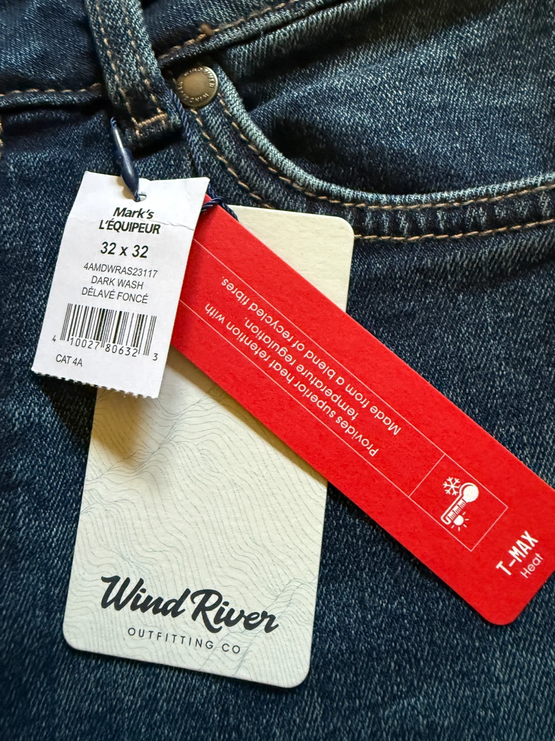 Wind River Men's T-MAX Heat Straight Leg Jeans 32x32 - photo 2