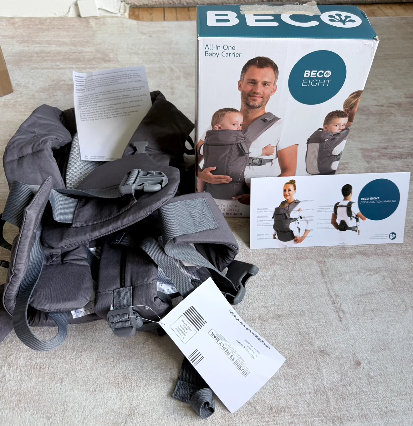 BECO EIGHT All-In-One Baby Carrier