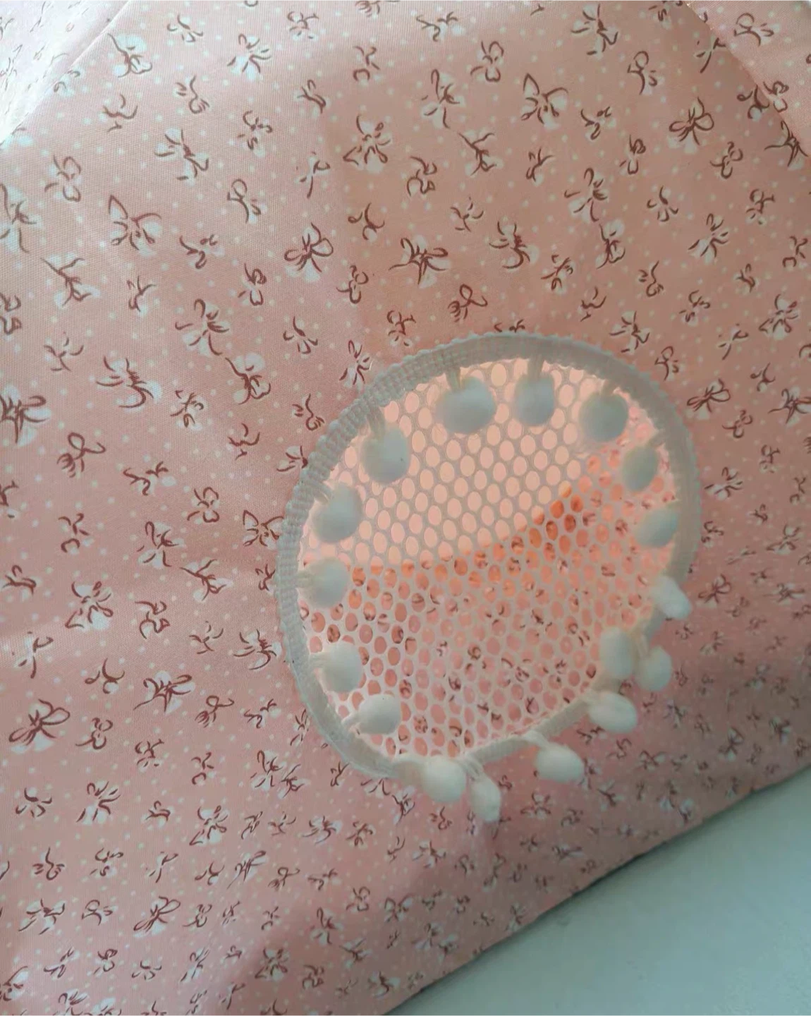 Pink Floral Pattern Indoor Pet Tent - photo 3
