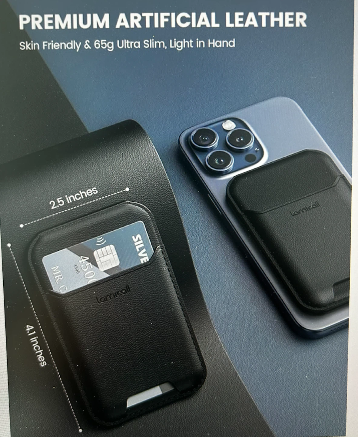Phone Card Holder / Magnetic Wallet Stand + Card Holder - photo 5