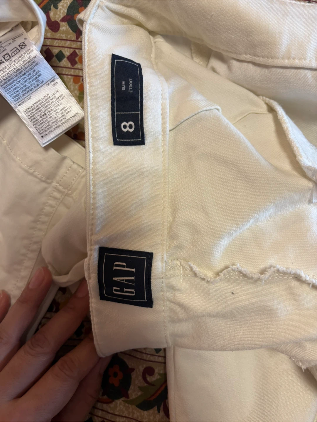 GAP pants/jeans white/offwhite - photo 3