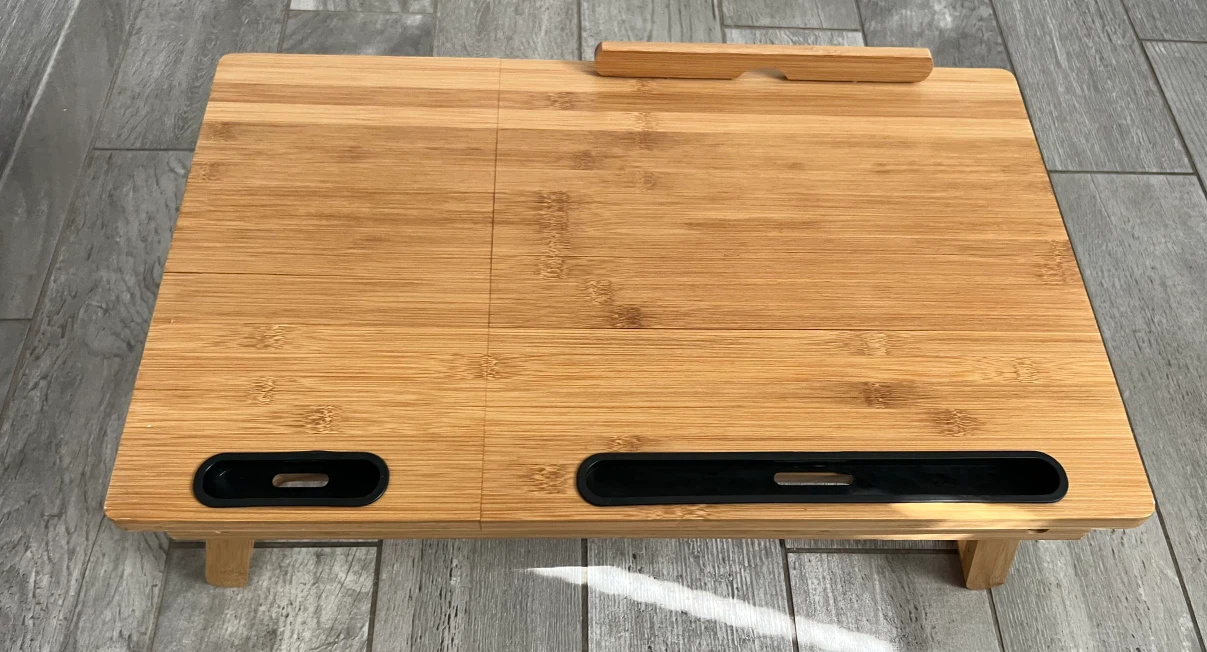 Bamboo Laptop Bed Tray Table - photo 4