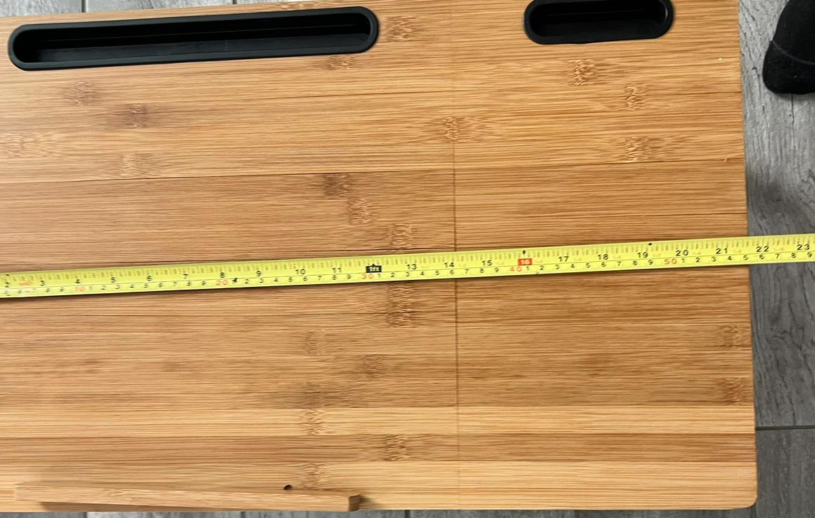 Bamboo Laptop Bed Tray Table - photo 5