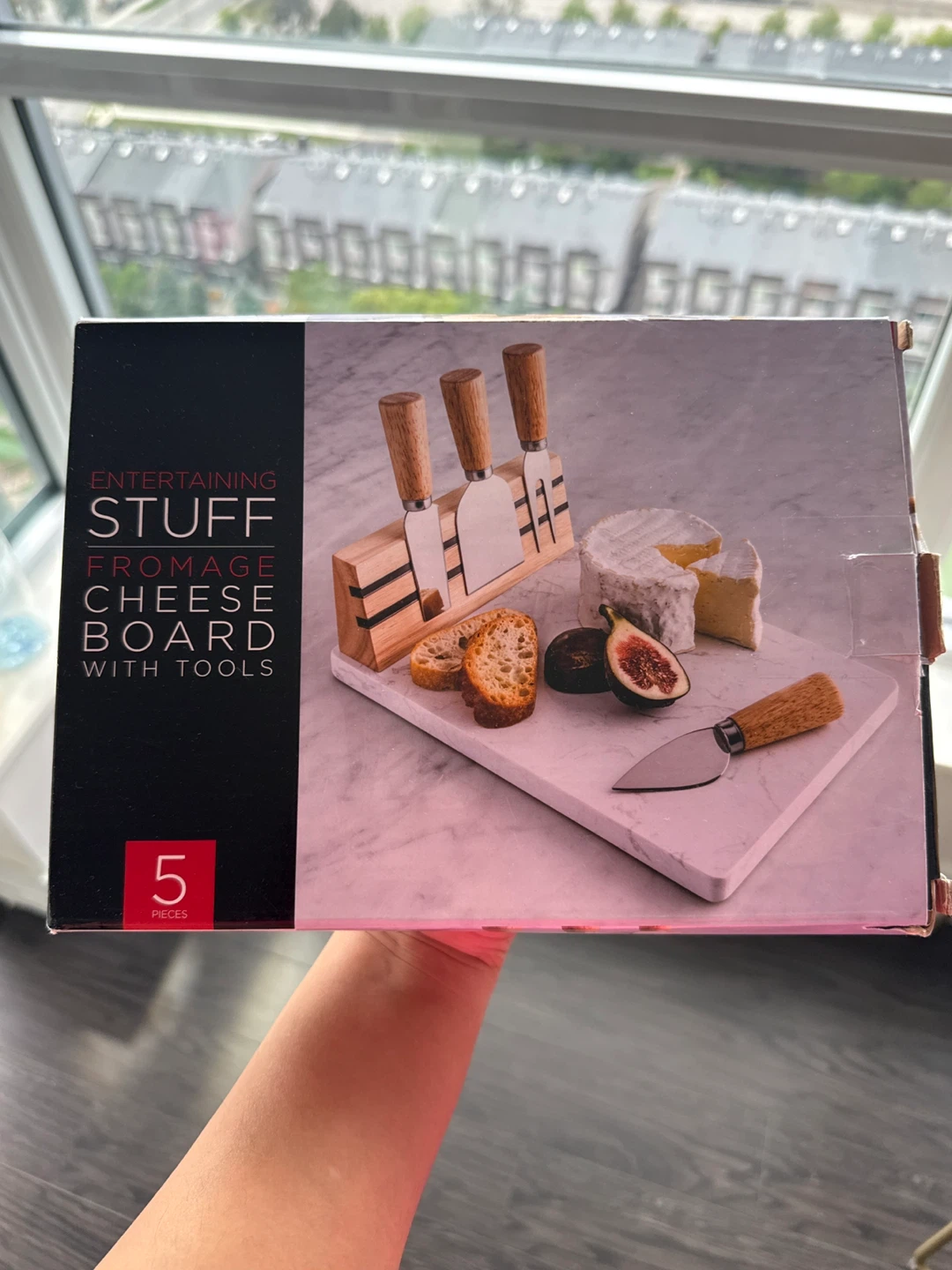 Entertaining Stuff Fromage Cheese Board with Tools
