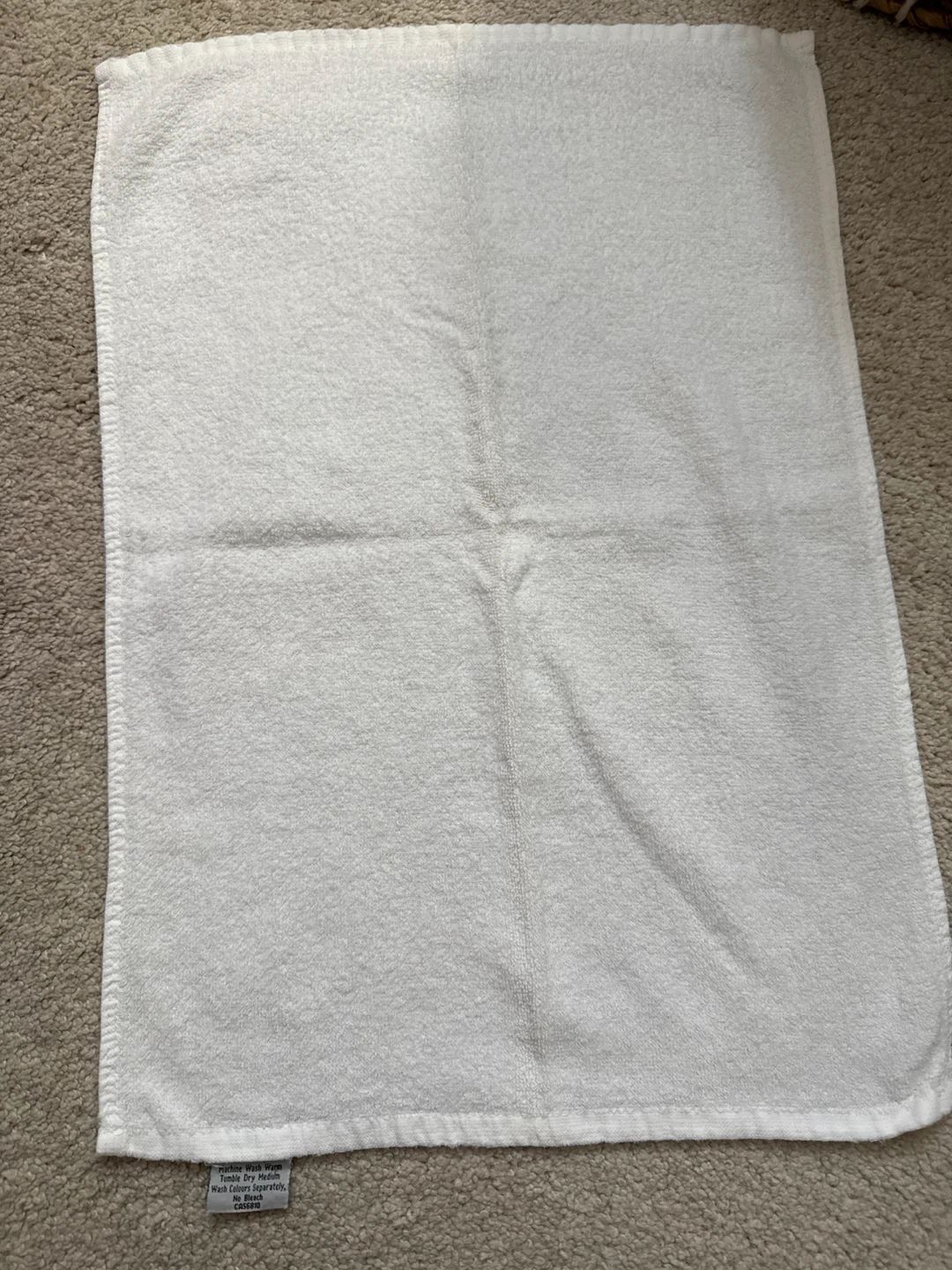 Stack of White Handtowels